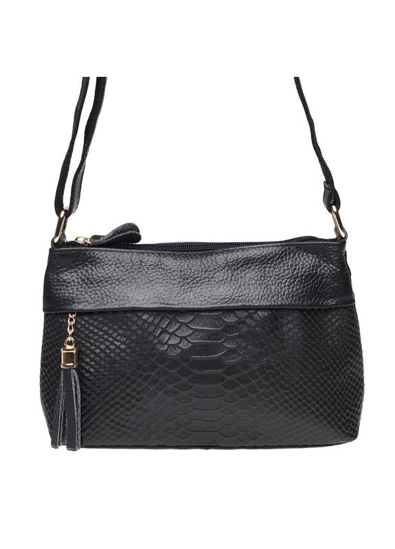 Сумка женская кожаная через плечо K11181 Черный Keizer (302009192)