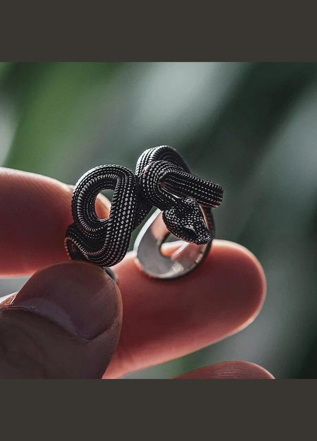 Ретро скандинавское кольцо Гигантская змея Titanoboa возрождение размер регулируемый Fashion Jewelry (292861963)