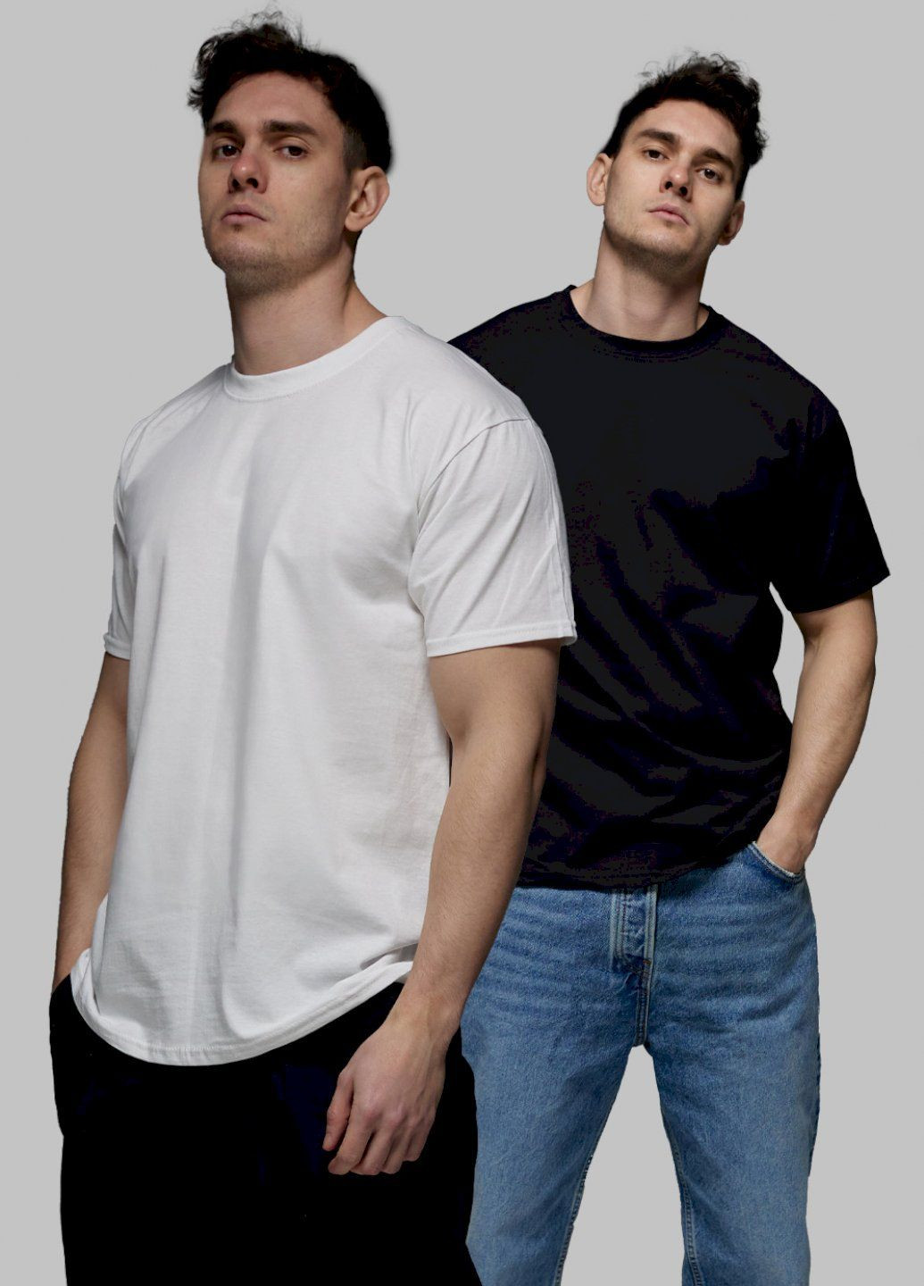 Белая набор мужских футболок aspirine pack белый, черный 2шт. YAPPI