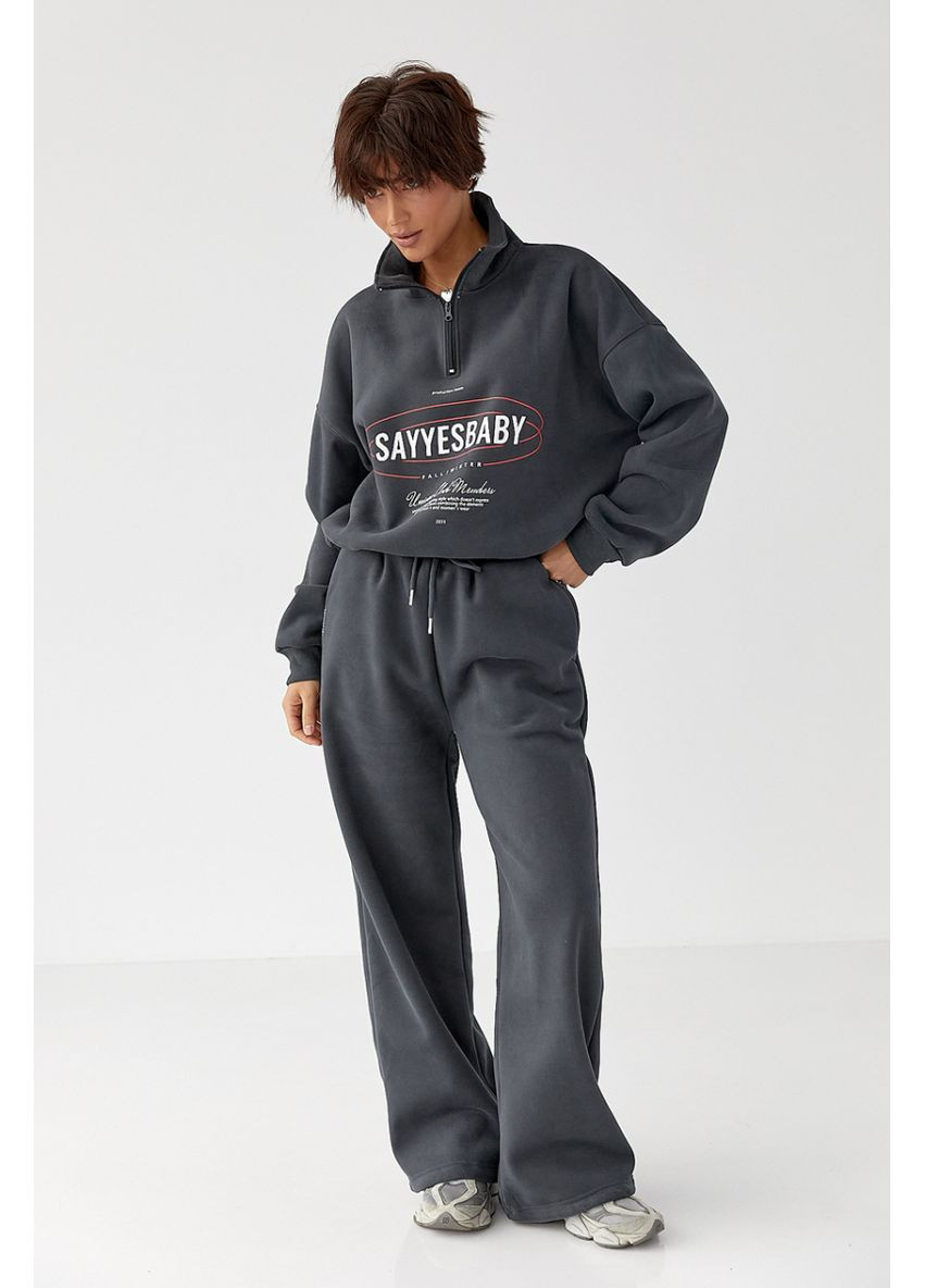 Теплый спортивный костюм с принтом Lurex Спортивный костюм (370381204)