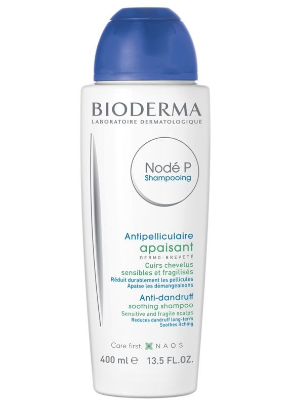 Шампунь проти лупи для чутливої шкіри Nodé P Soothing Anti-Dandruff Shampoo 400 мл Bioderma (323229134)