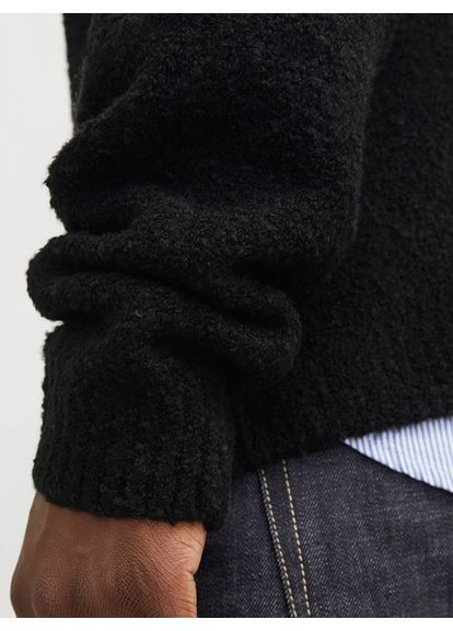 Чорний зимовий джемпер джемпер Jack & Jones Polo