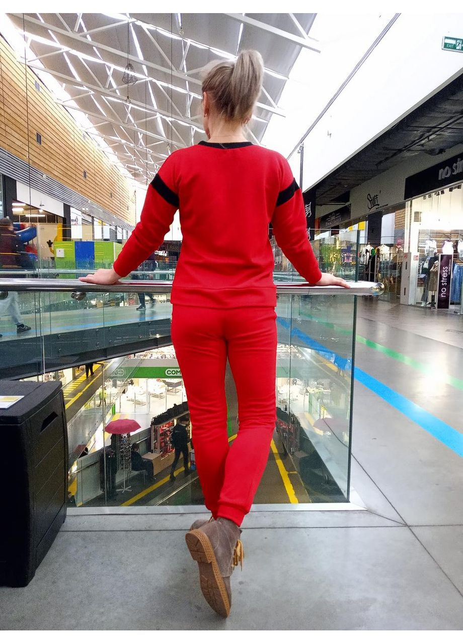 Красные женские спортивные штаны - джоггеры 2 Льва (361111756)