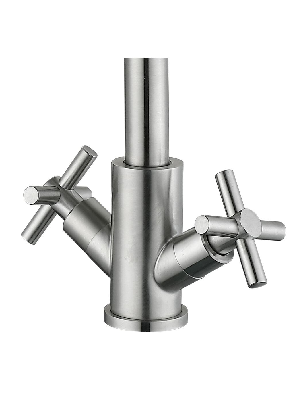 Змішувач для кухні Wind двохвентильний LDWIN161FNKS46098 Nickel LIDZ 161F (346492341)