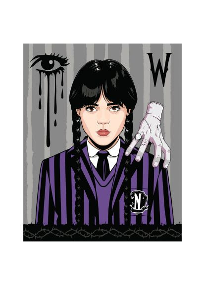 Картина по номерам (955053) Santi Wednesday Blood ties 40x50см (366275721)