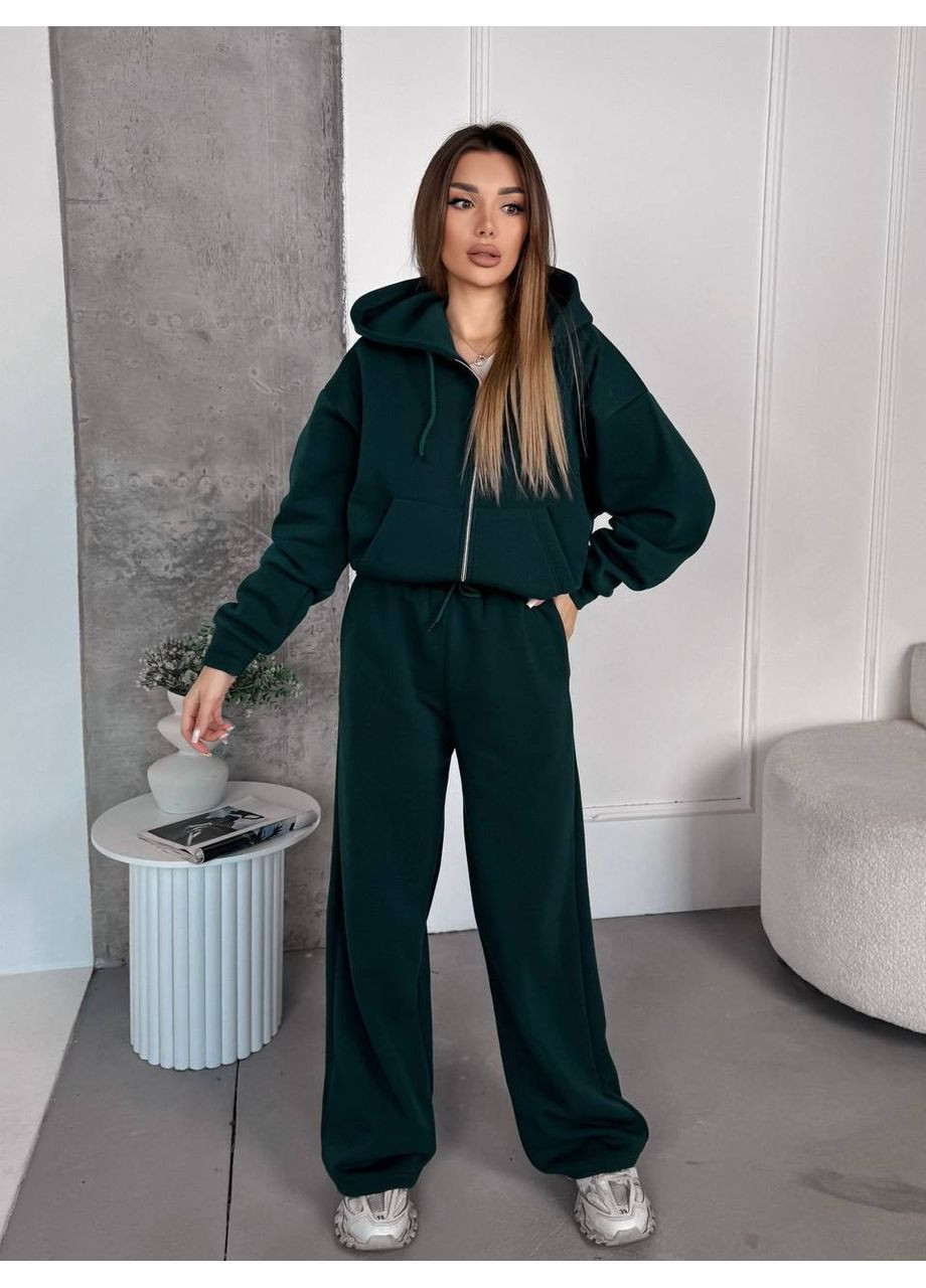 Трендовый теплый костюм на флисе No Brand (366391834)