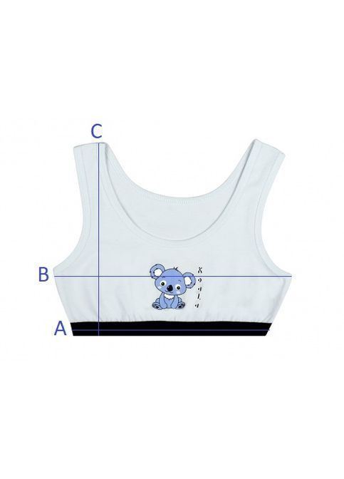 Топ на широких бретельках для девочки Donella Класична (366820399)