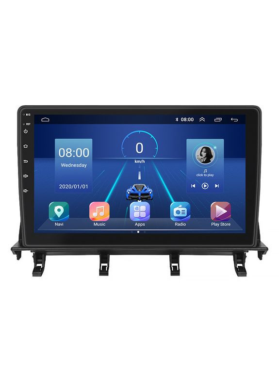 Штатна магнітола для Mazda Demio II (DY) Рестайлінг 2005-2007 екран 10" 4/64Gb 4G Wi-Fi GPS Top 2шт Lesko (336194445)