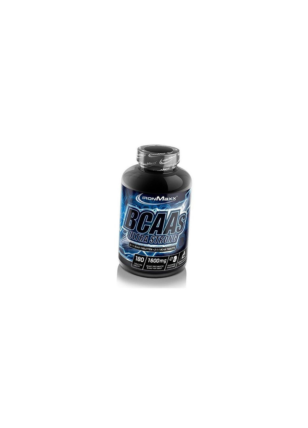 BCAA в таблетках, BCAAs Ultra Strong, 180таб (28083006) Ironmaxx (293254047)