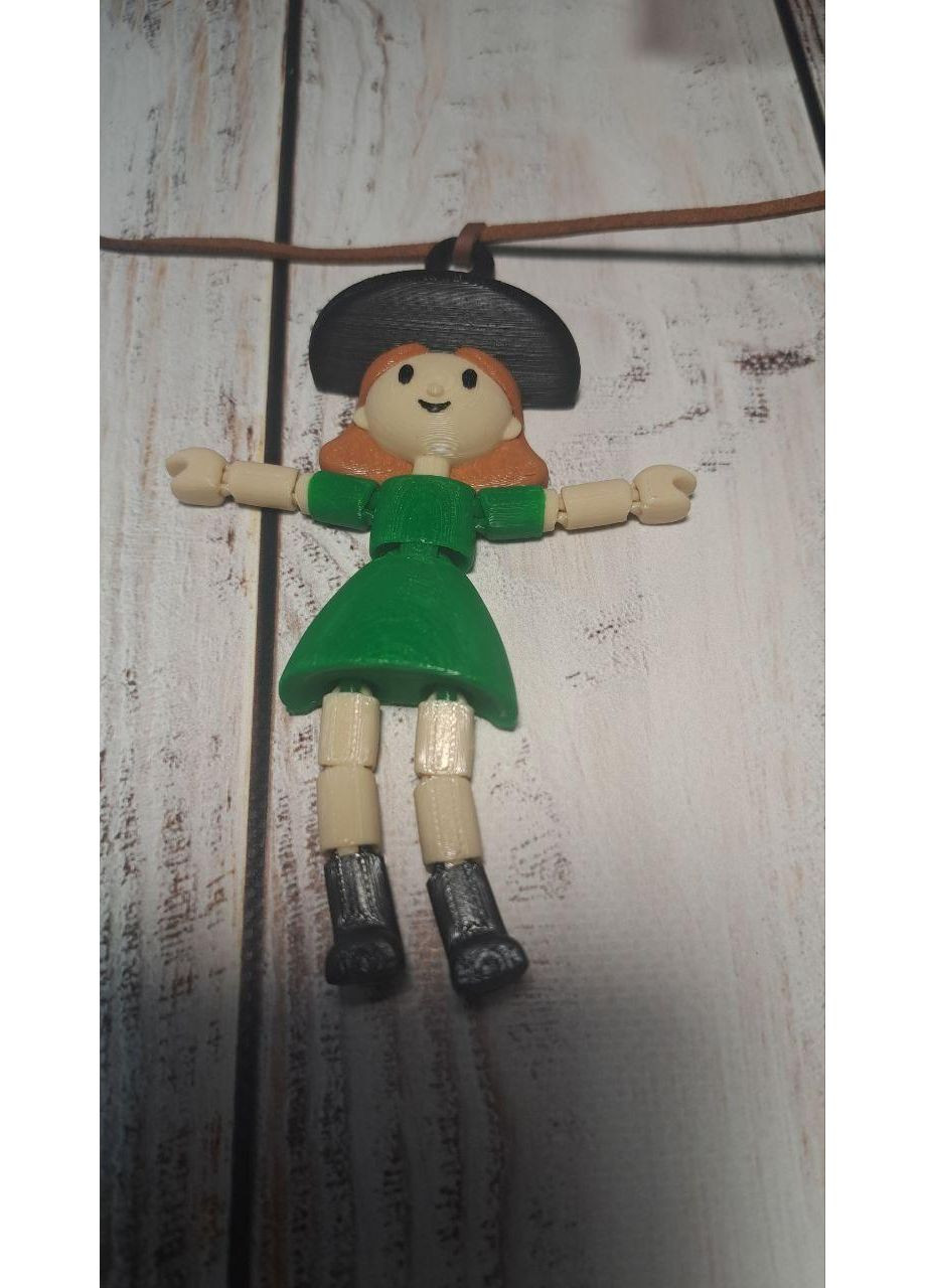 Рухлива флексі іграшка "Маленька відьмочка" 3D друк No Brand (372186002)