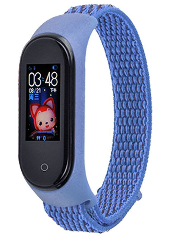 Ремешок Replacement Nylon Strap for Mi Band 3/4/5 Blue UWatch (301470170)