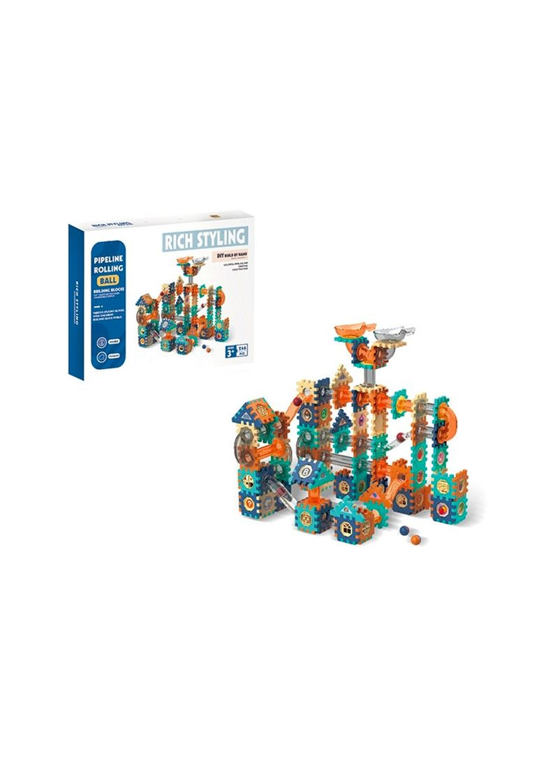 Конструктор-лабіринт "Кулькотрек" 246дет в коробці E024 р.48 * 37 * 8см No Brand (362436204)