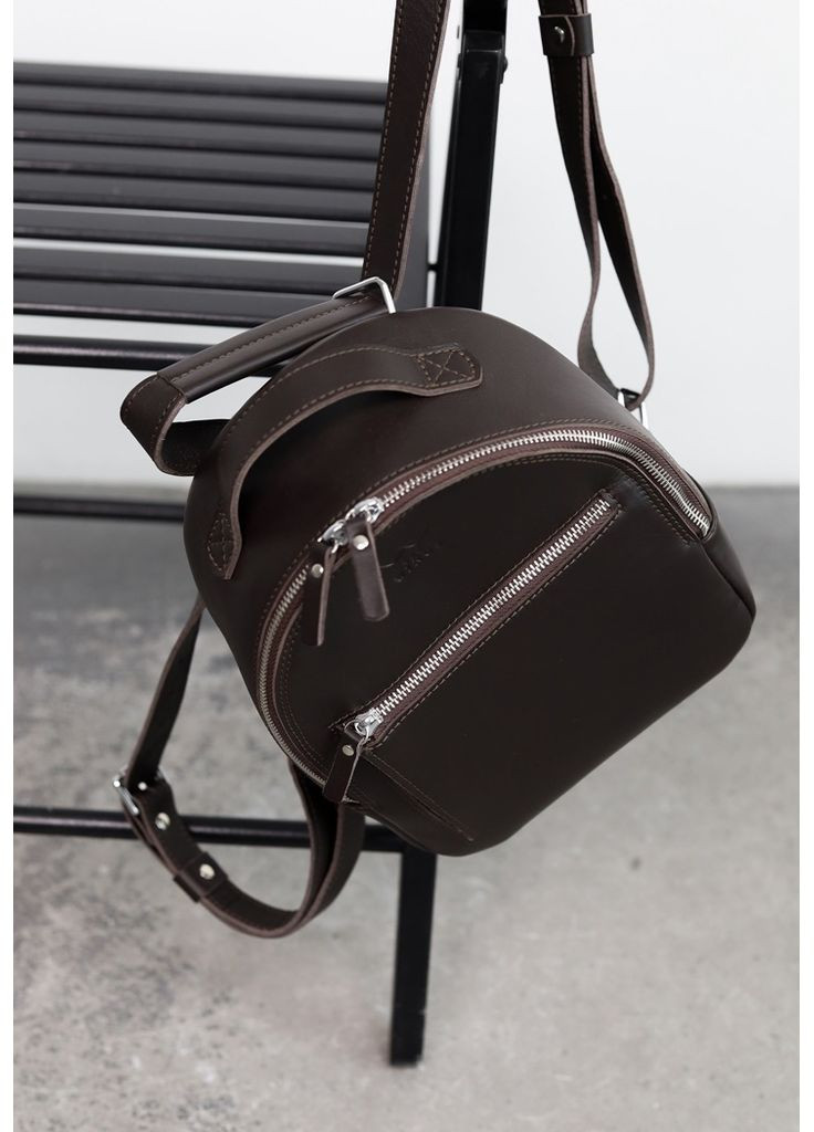 Шкіряний рюкзак Groove S темно-коричневий The Wings (348358704)