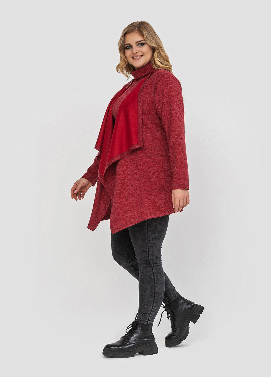 Бордовий демісезонний комплект лідія бордо 0258 Vlavi