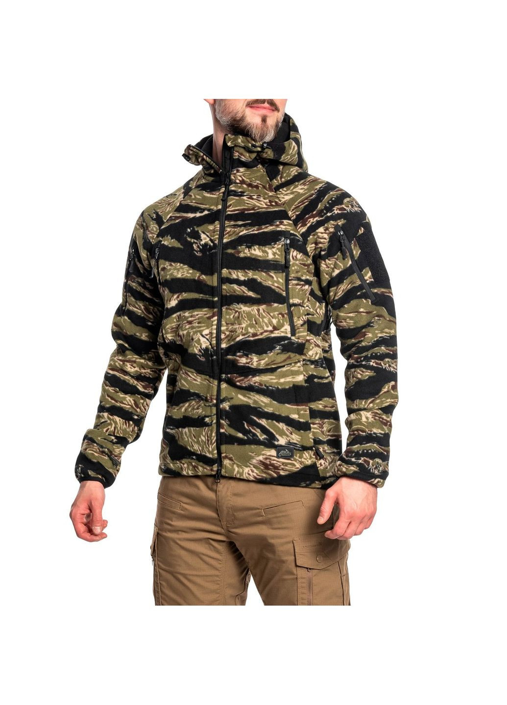 Флисовая Куртка Helikon Patriot Mk2 Hybrid Fleece, Tiger Stripe, XS Helikon-Tex (369488394)