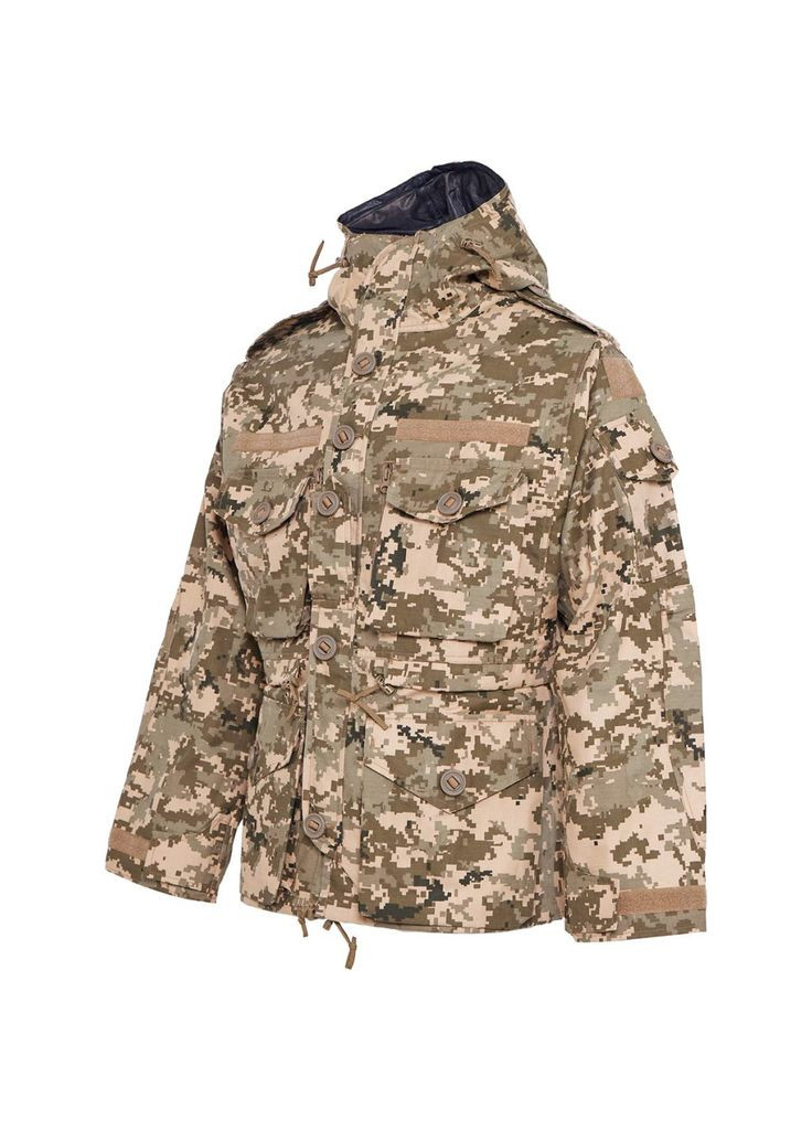Пісочна демісезонна куртка sas smock jaket піксель (m508643) Defcon 5 SAS Smock Jaket Піксель L