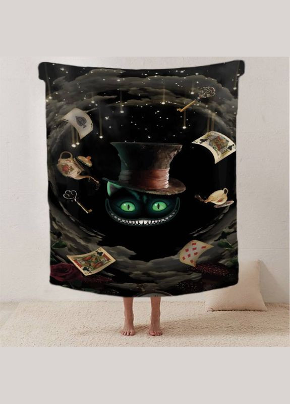 Плед 3D Чеширский Кот 12373 135х160 см. FlexDress (364497862)