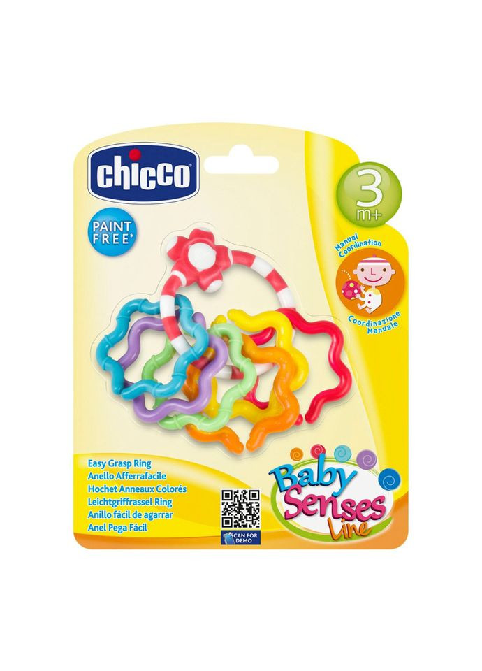 Игрушка-погремушка "Кольца" 05954.00, 6 колец Chicco (371263003)