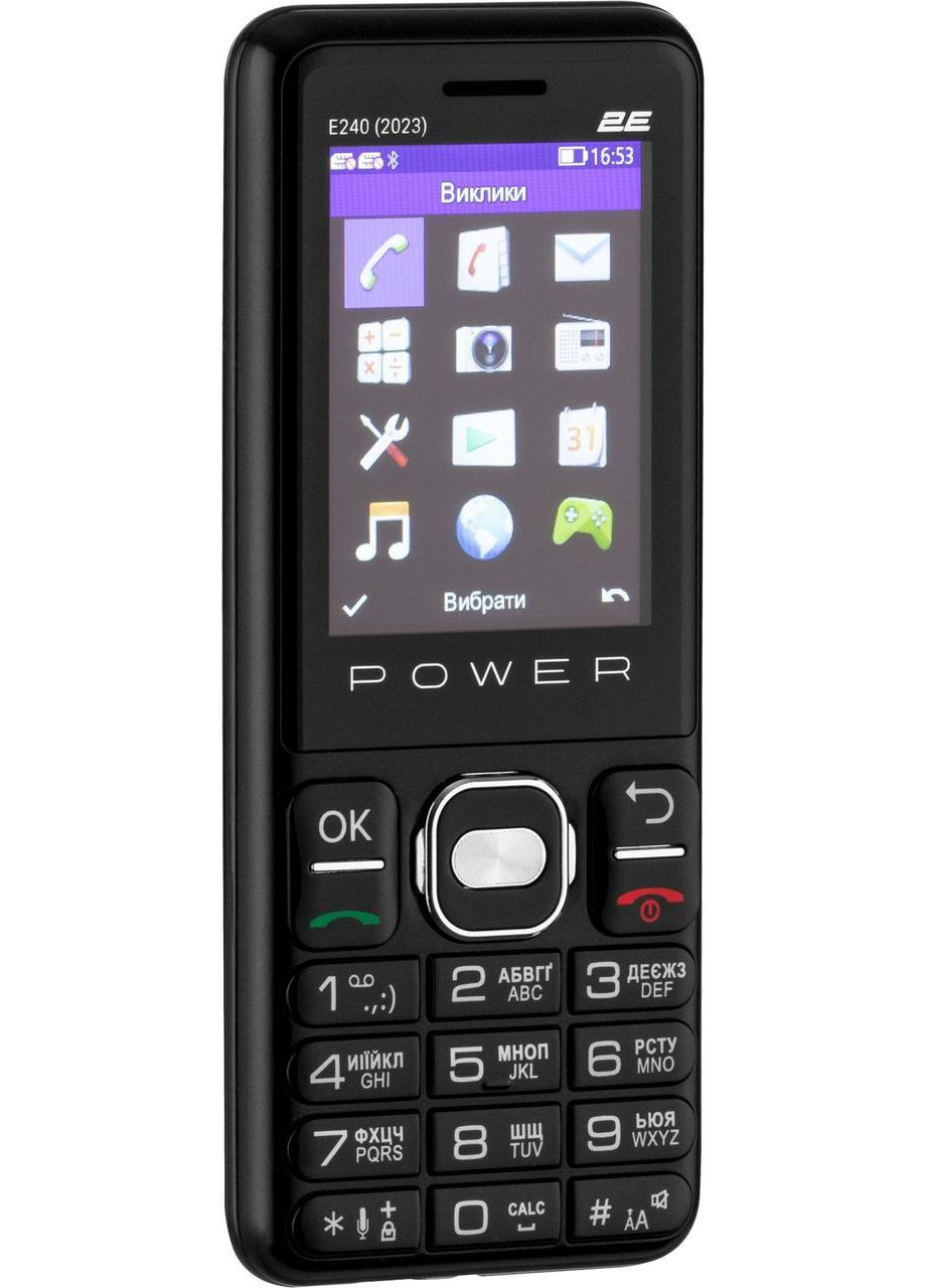 Телефон E280 2025 Black (694743656220) UA UCRF 2E (330029791)