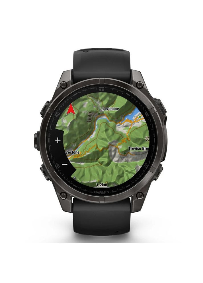 Smart Watch Fenix 8 47mm Sapphire Carbon Gray DLC Titanium Black/Pebble Gray B. (010-02904-29) Global Garmin (370617668)