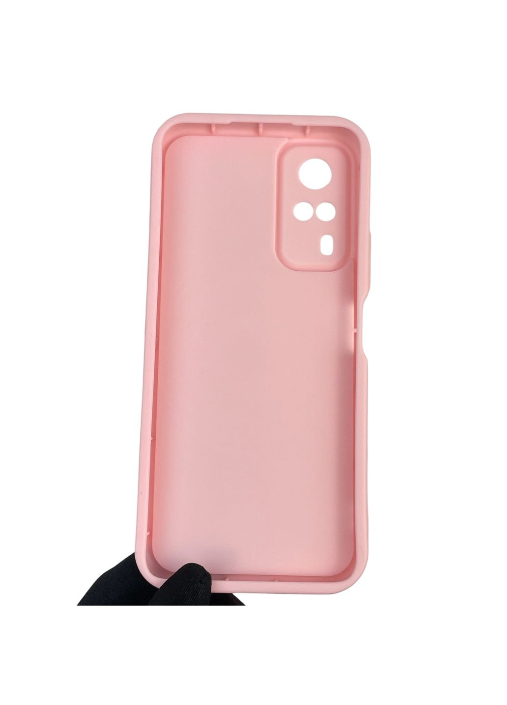 Чехол силиконовый Soft Touch с 3D принтом женским для Y51 2020 розовый (Полная защита камеры) Vivo (373670788)