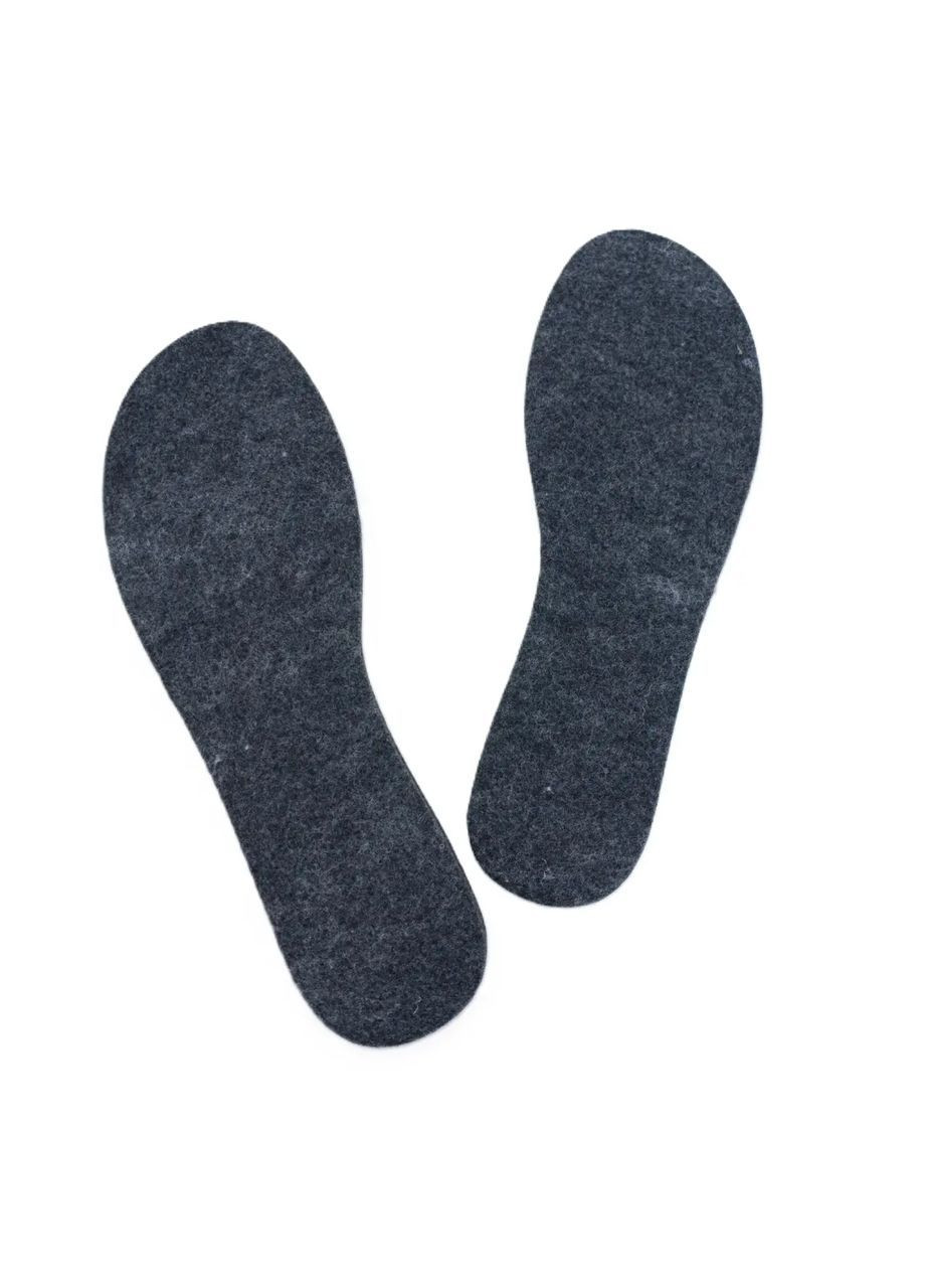 Устілка з фетру для взуття сіра 25 см (SL-136) Luxyart (362577097)