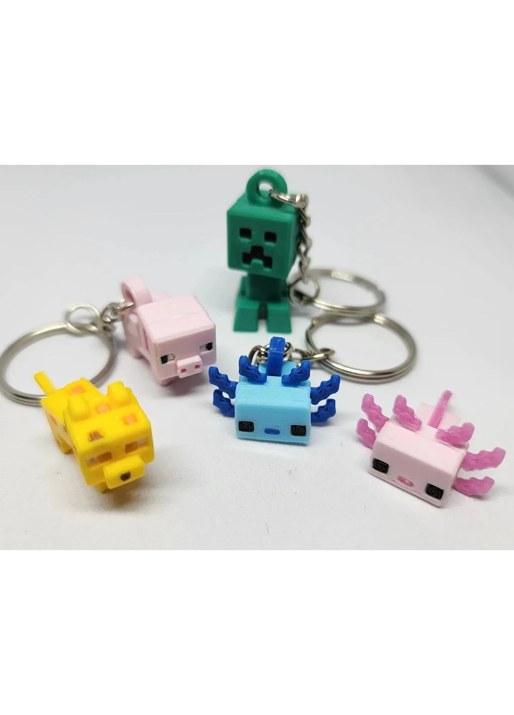 🐷🔑 Брелок-конструктор «Minecraft Pig Mini Figure Kit Card» 3 см 3D-друк No Brand (389268495)