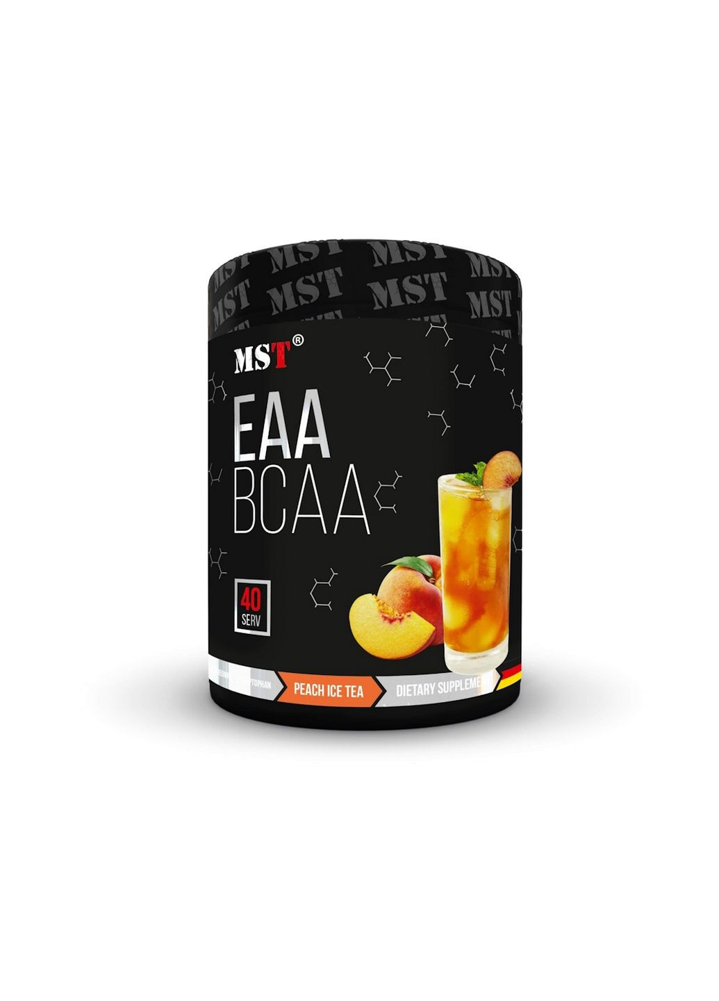 Аминокислота BCAA EAA Zero, 520 грамм Персиковый холодный чай MST (293416681)