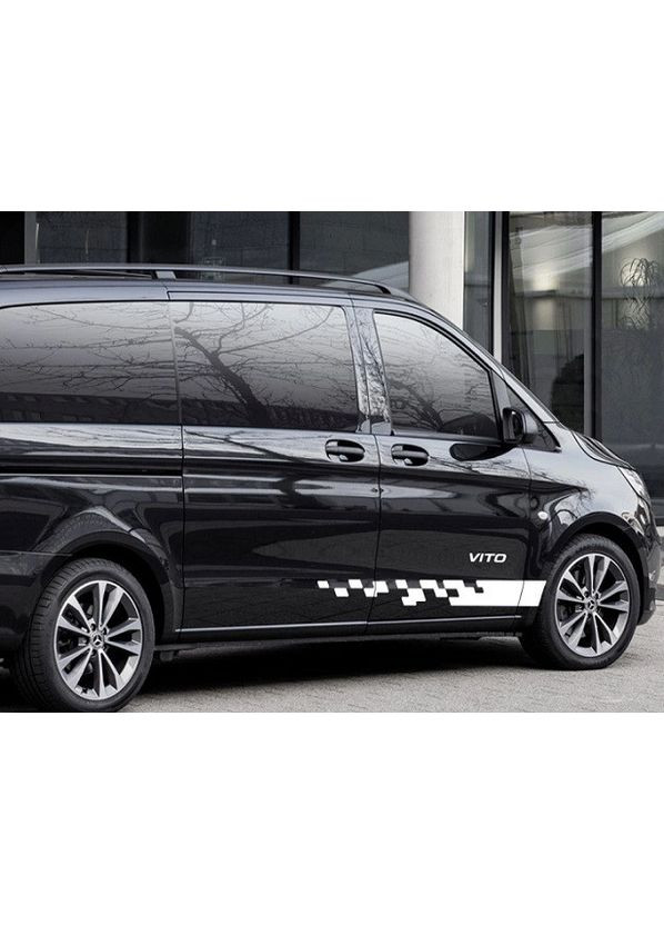 Смуги на мікроавтобус 3D TUNING STUDIO Мерседес Віто W 980х120х40.060мм=4штуки No Brand (362500126)