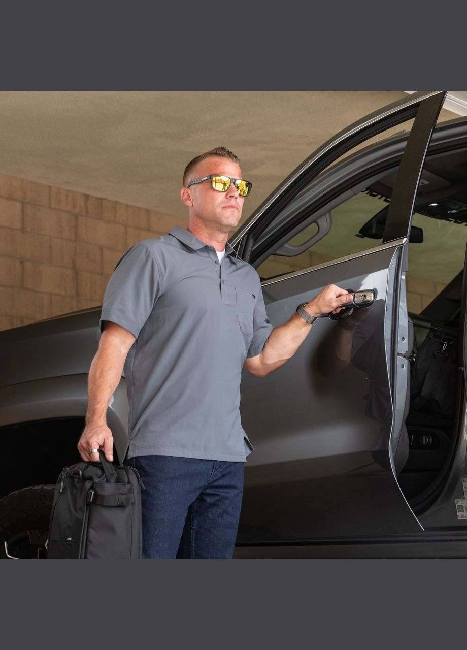 Футболка поло Flex Short Sleeve Polo Covert Green 5.11 Tactical (331643080)