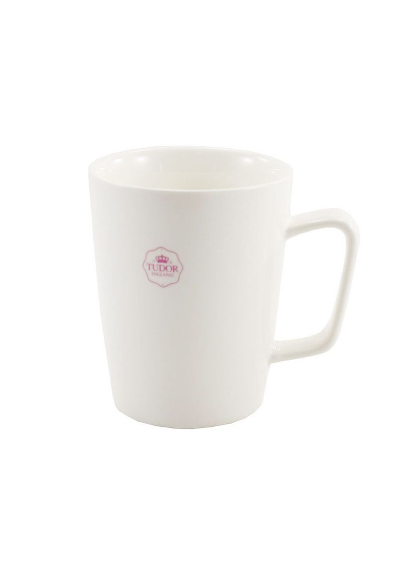 Чашка фарфоровая Tudor круглая 355 мл белая (TU0109) Interos (323439510)