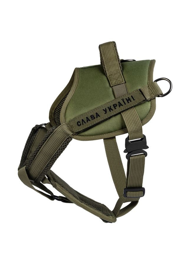 Шлея для службових собак WAUDOG PRO, металевий фастекс,, В 35-45 см, хакі No Brand (363199434)