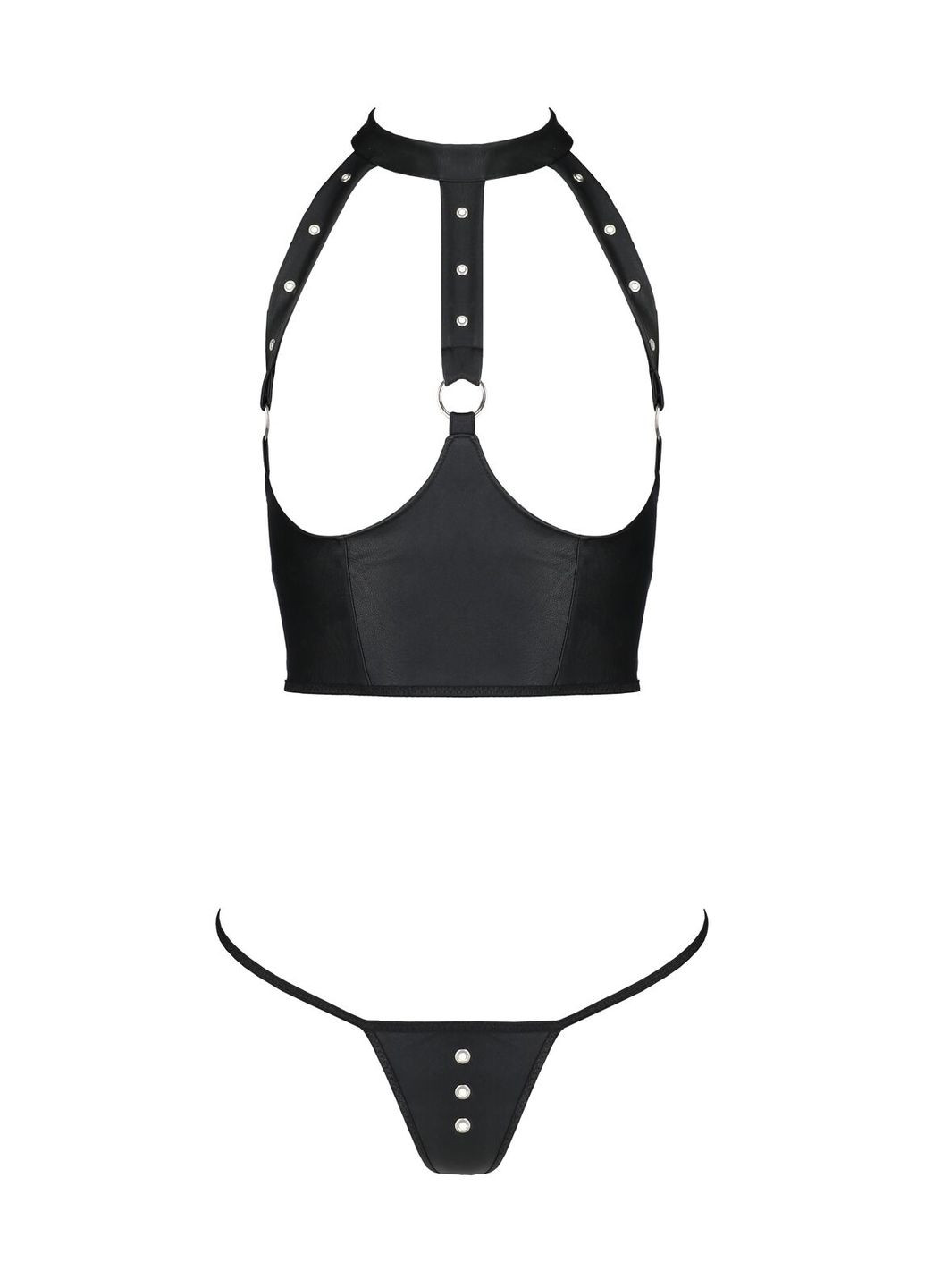 Черный демисезонный сексуальный комплект нижнего белья genevia set черный – Passion