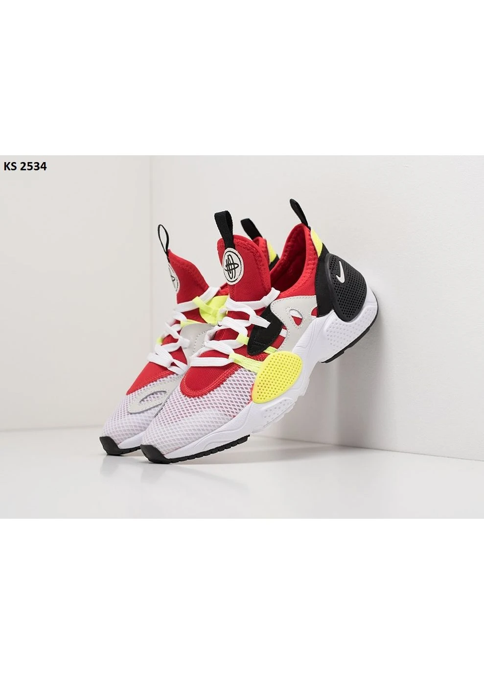 Красные летние кроссовки nike huarache e.d.g.e. multicolored найк хуарачи No Brand