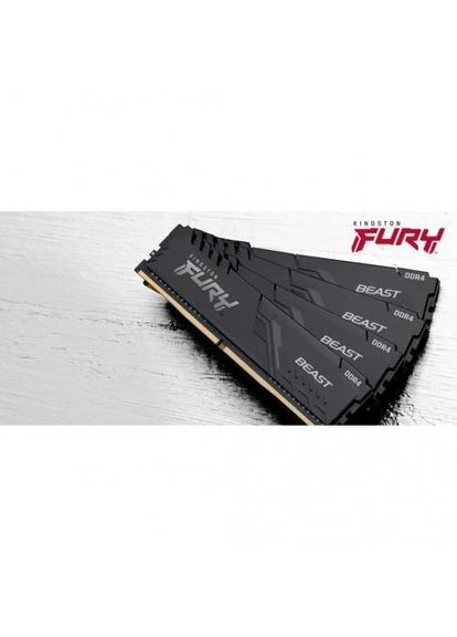 Память для настольных компьютеров 32 GB (2x16GB) DDR4 3200 MHz Beast Black (KF432C16BB1K2/32) Kingston FURY (315719394)