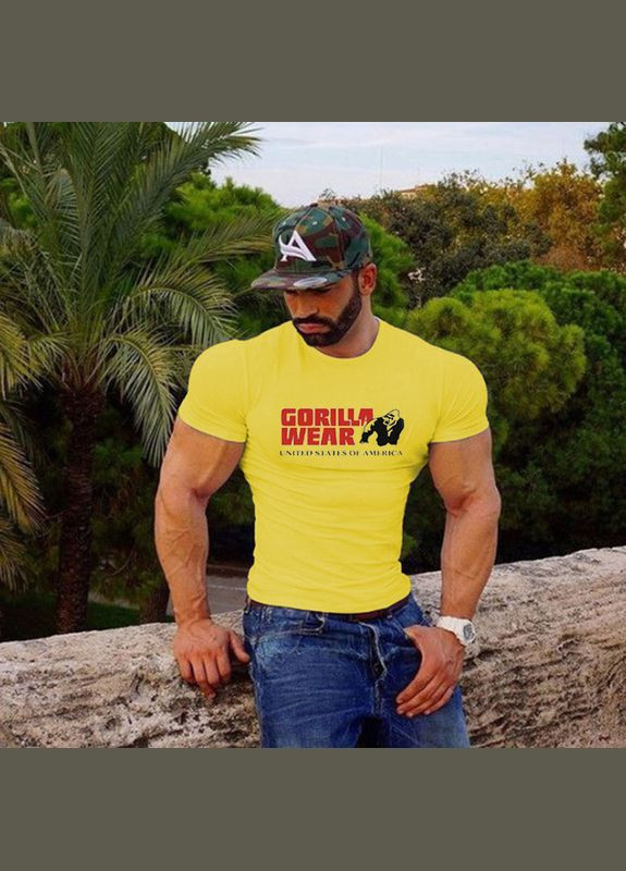 Жовта чоловіча футболка Sport Line