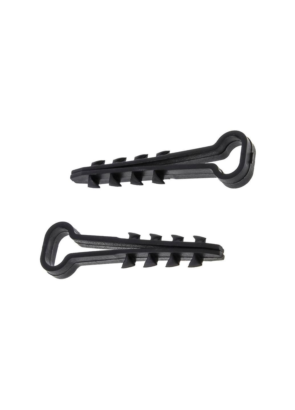 Дюбель ялинок 14 x 6 мм чорний плоский для кріплення (100 шт.) Apro (332631845)