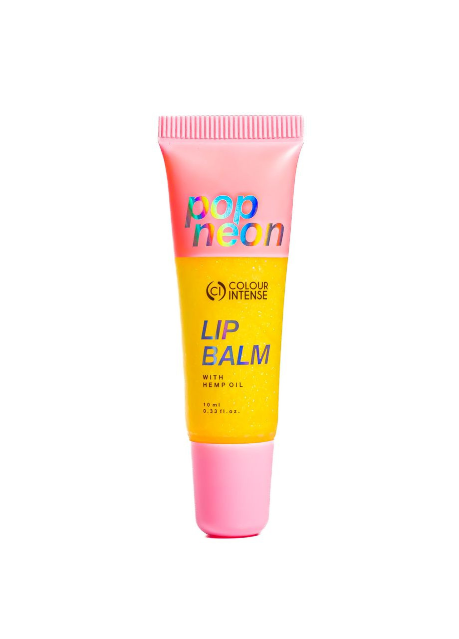 Блиск-бальзам для губ Lip Balm Pop Neon з конопляною олією 10 мл № 04 Цитрусовий Colour Intense (333331704)