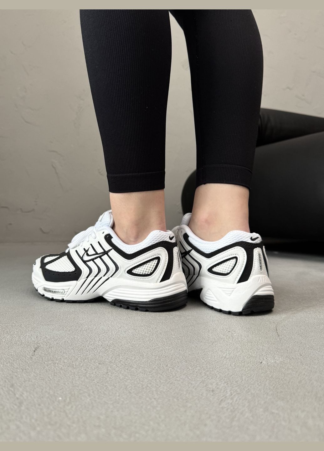 Кросівки жіночі і чоловічі Nike Air Pegasus 2K5 black white | Найк Аір Пегасус 2K5 чорно-білі No Brand чорно-білі демісезони (316091175)