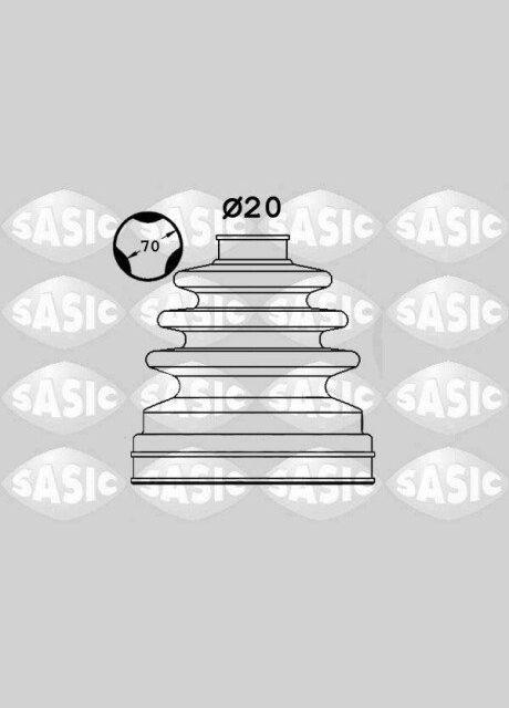 Пыльник BMW, FORD (пр-во ) 1906092 C.I.U Sasic (366137102)