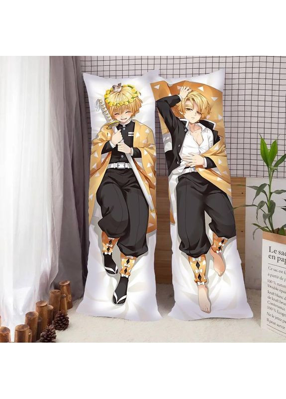 Подушка объятия Аниме Дакимакура Деницу Агацума Клинок Плюшевая подушка с рисунком размер 130*40 см Україна ТД (369657899)