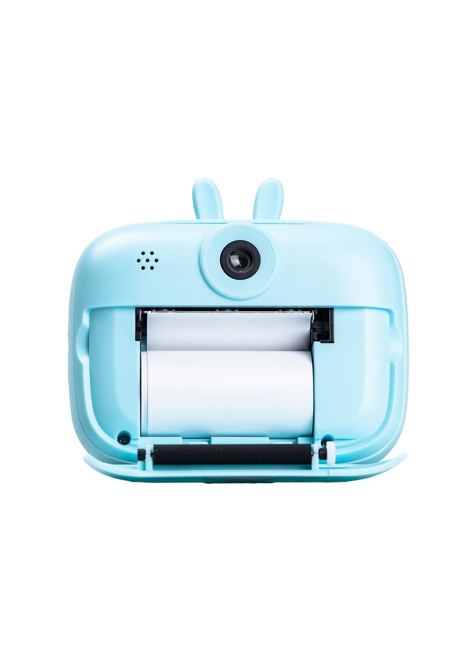 Фотоаппарат детский с функцией мгновенной печати HPS1BL Зайчик голубой Happy Life (336191477)