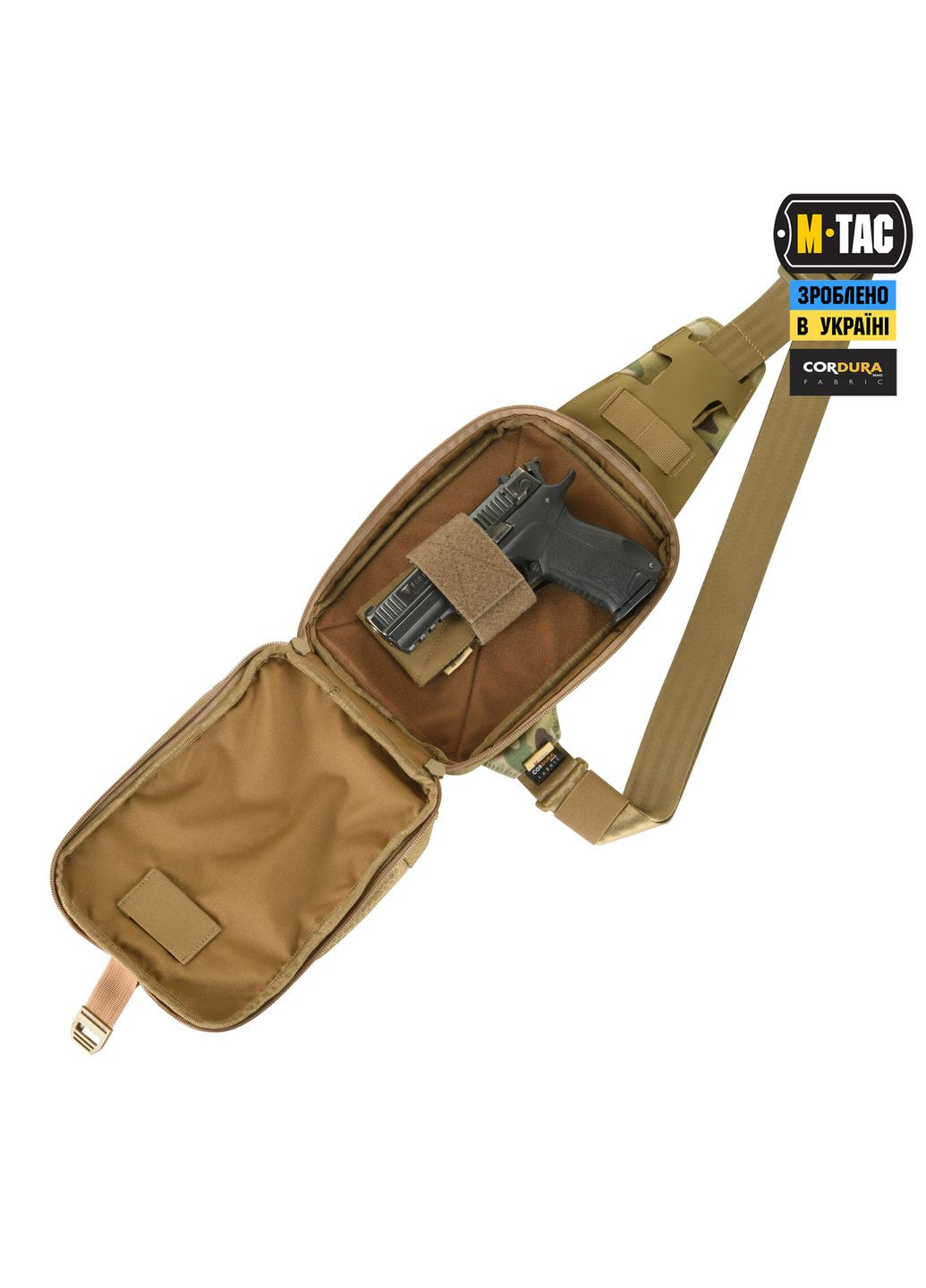 Сумка Sling Pistol Bag Elite Hex Multicam/Coyote M-TAC (303261783)