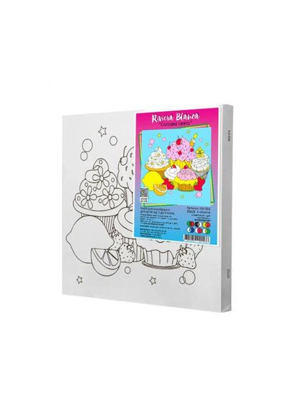 Дитячий набір для розпису "Солодке свято", 25х25 см Riviera Blanca (361424474)