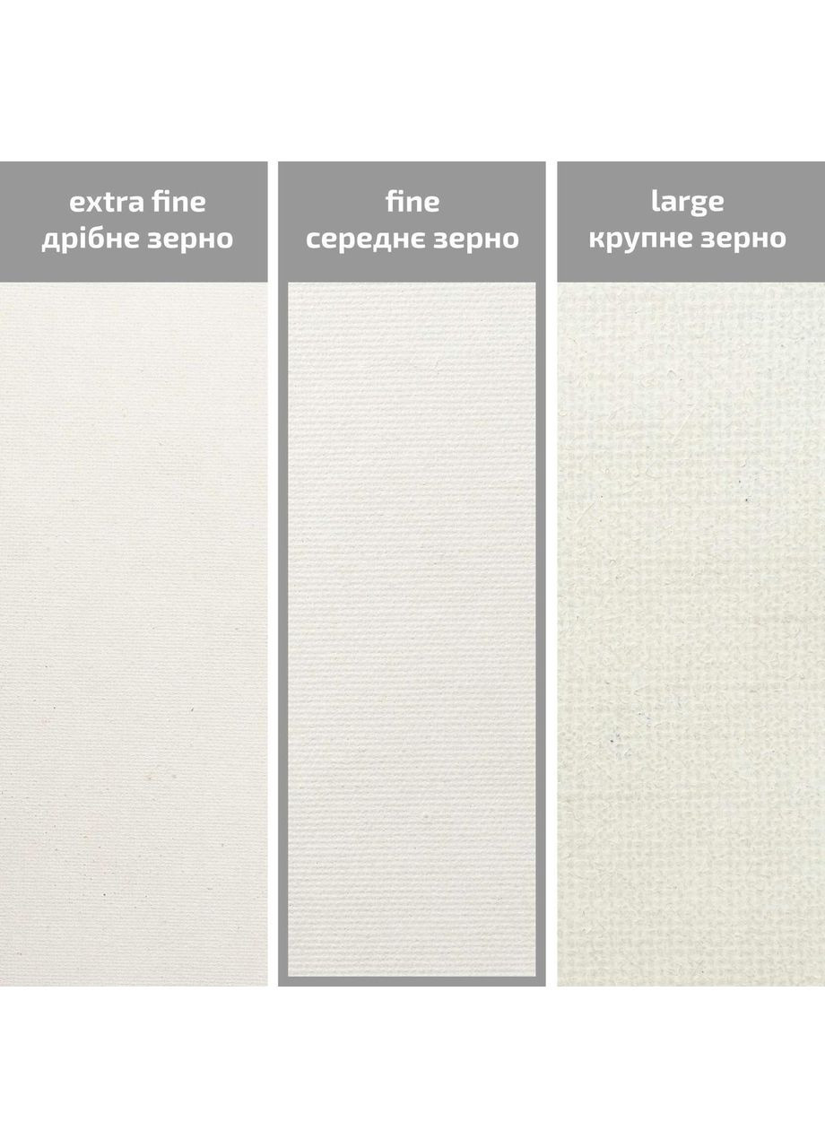Полотно на підрамнику середнє зерно бавовна акриловий грунт Unico (362584923)