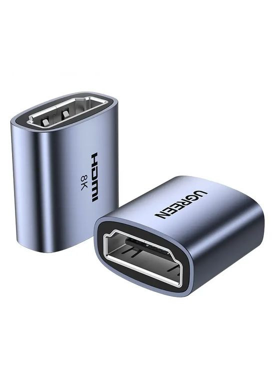 Соединитель HDMI 2.1 HD159 F/F UltraHD 8K@60Hz, 4K@120Hz Grey (90592) Ugreen (322415303)