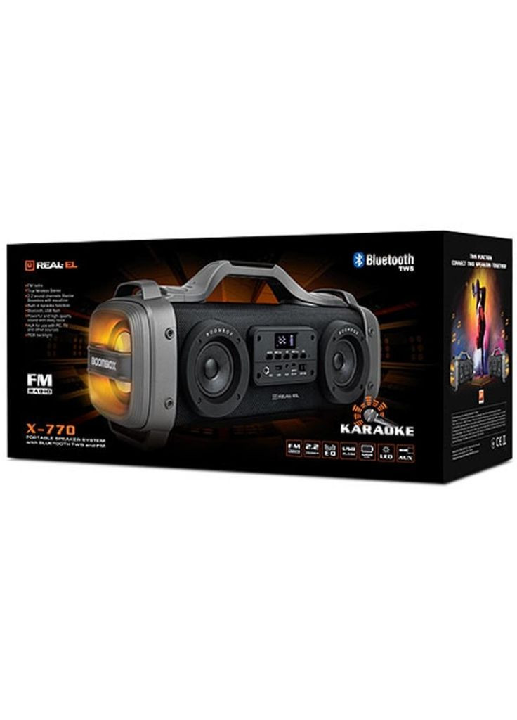 Акустическая система X-770 Black Real-El (372618752)