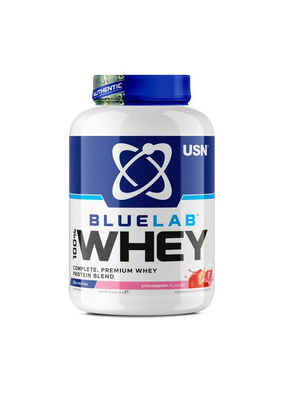 Blue Lab 100% Whey (2 кг, strawberry) USN (371894466)