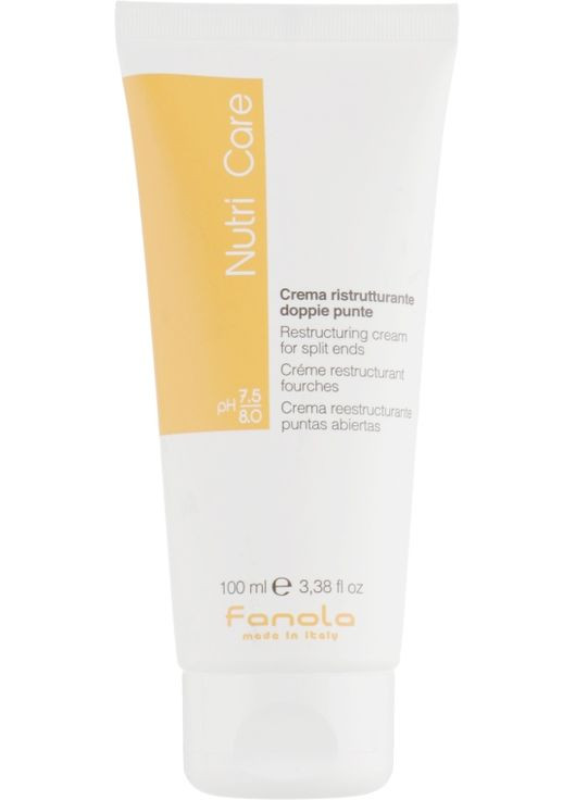 Восстанавливающий крем для секущихся кончиков Nutri Care Restructuring Cream for Split Ends 100ml (366621-120472) Fanola (368646459)