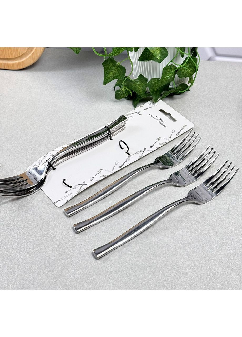 Набір столових виделок Rimini Silver 4878, 6 шт GK (371683361)